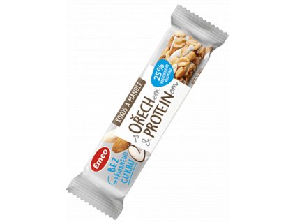Emco Tyčinka s ořechem a proteinem - Kokos a mandle 35 g