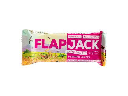 632047 Flapjack ovesny malina jahoda bezlepkovy 80 g BRYNMOR 1