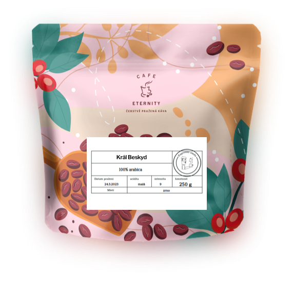 Eternity cafe Král Beskyd - káva zrnková 1000 g