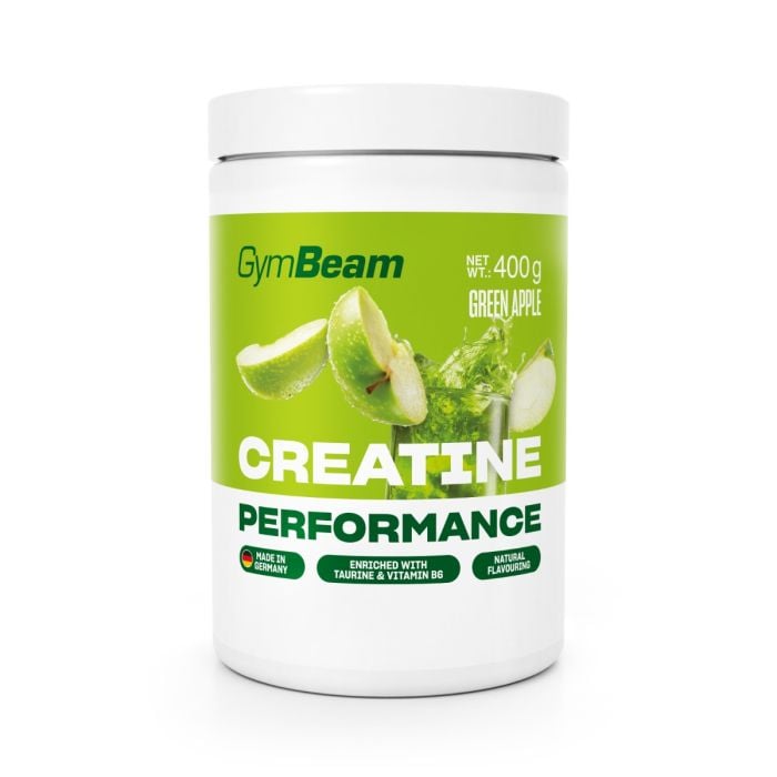Creatine monohydrate+ - GymBeam - zelené jablko