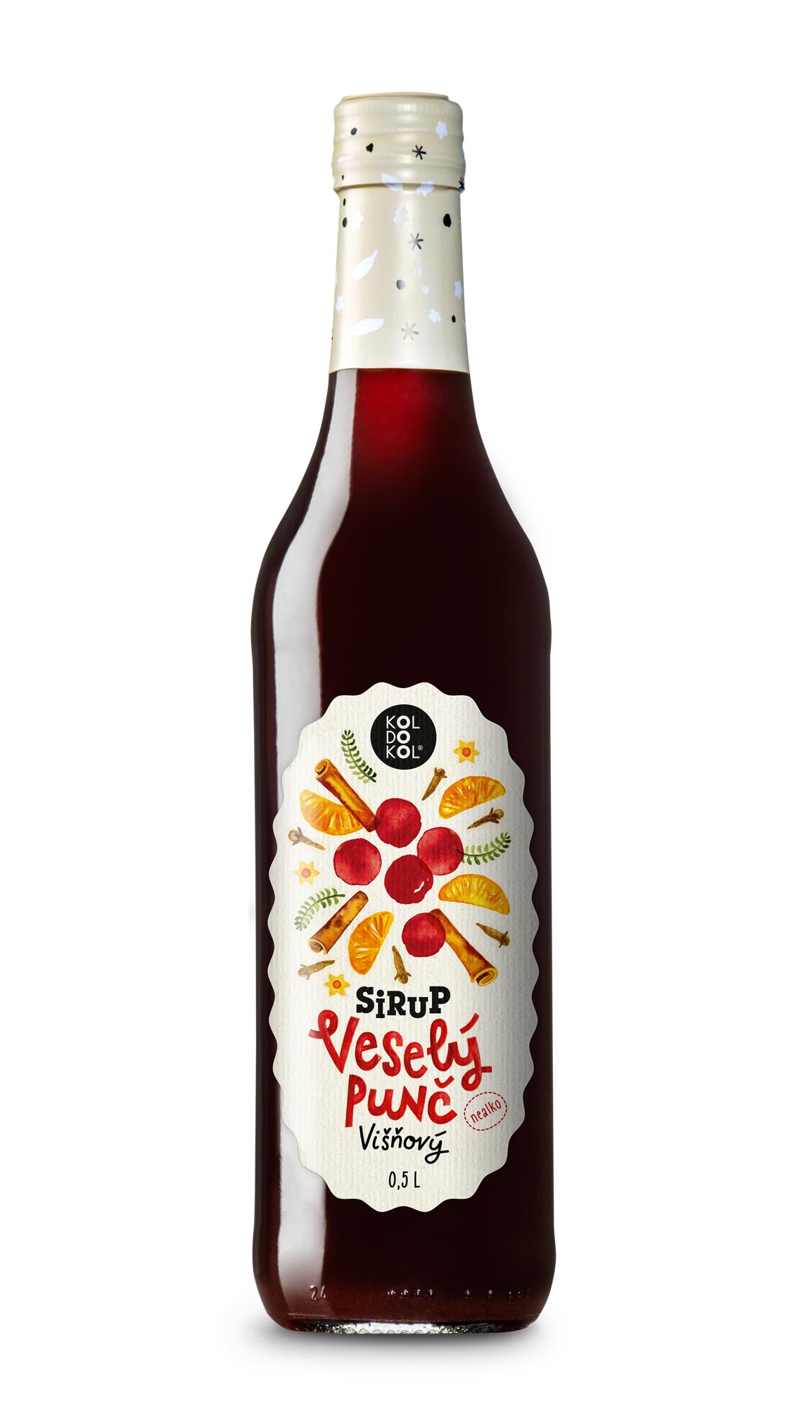 Višňový veselý punč sirup 500 ml - Naklíčeno ke zdraví