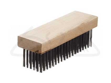 Oceľová drôtená kefa (stredná) 180x60mm - mäkká