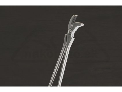 curved jaw clencher