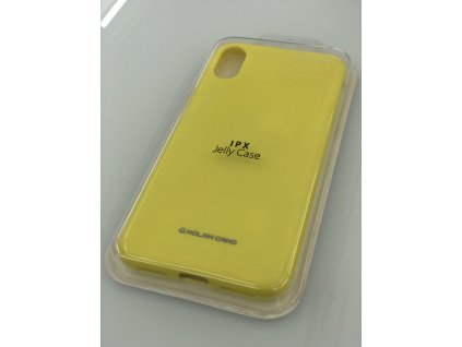 2237 molan cano jelly case pro iphone x xs zluty