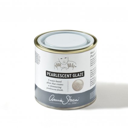 rPearlescent Glaze 250ml tin lid on