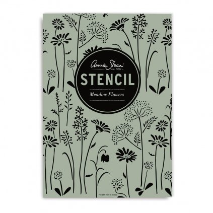 rmeadow flowers stencil front