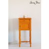 rbarcelona orange side table dulcet in graphite curtain linen union in old violet old white lampshade 72dpi image 1