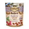 94796 carnilove dog crunchy snack mackerel raspberries 200g