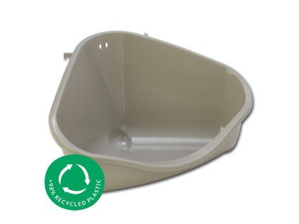 Toaleta králík šedá 49cm