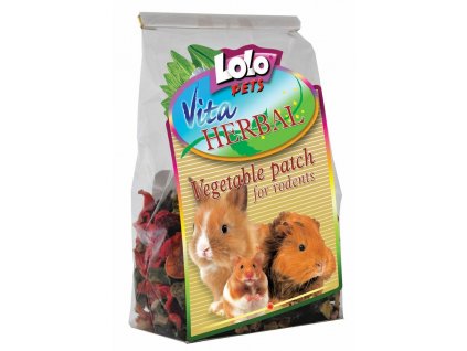 LOLOPets VITA HERBAL zeleninové plátky pro hlodavce 100 g