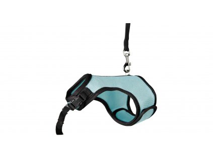 Postroj VESTA s vodítkem pro zakrslého králíka 25 32cm 1,2m m