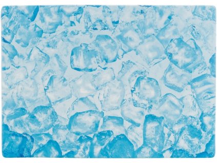 Chladící keramická podložka pro králíky, 35 x 25 cm, modrá 03