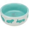 Keramická miska pro králíky barevná 250 ml/11 cm