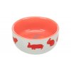 Keramická miska pro králíky barevná 250 ml 11 cm 03