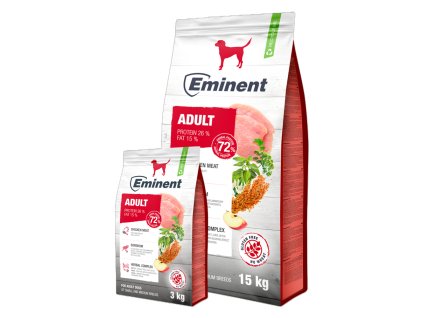 e dog adult 15kg 3kg