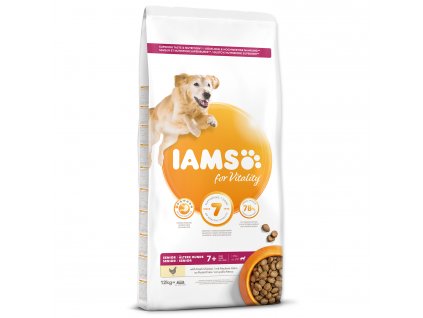 562 iams dog senior large kura 12kg