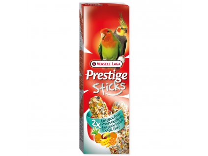 694 tycinky versele laga prestige exoticke ovocie pre stredne papagaje 140g