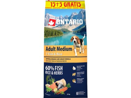 Ontario Adult Medium Fish 15+5 kg