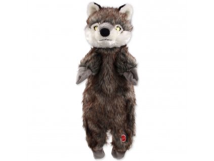 Hračka DOG FANTASY Skinneeez vlk plyšový 50 cm