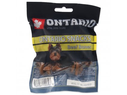 Snack ONTARIO Dog Rawhide Bone 7,5 cm