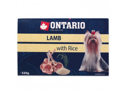 4124 1 vanicka ontario dog lamb with rice 320 g