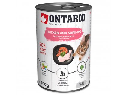 5729 1 konzerva ontario kitten chicken shrimp rice and salmon oil