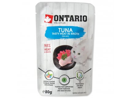 Kapsička ONTARIO Cat Tuna in Broth