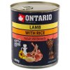 Konzerva ONTARIO Dog Lamb, Rice and Sunflower Oil