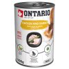 Konzerva ONTARIO Cat Chicken, Rabbit, Salmon Oil