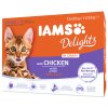 Kapsičky IAMS Kitten Delights Chicken in Gravy multipack
