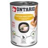 Konzerva ONTARIO Cat Chicken, Rabbit, Salmon Oil