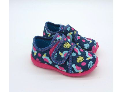 Bačkory Superfit Bleu-Pink