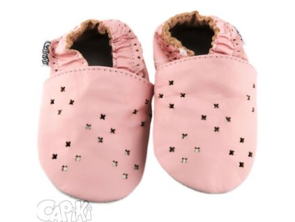 růžové dírkované