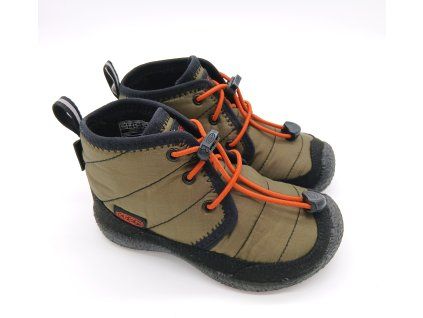 HOWSER II CHUKKA WP dark olive/gold flame
