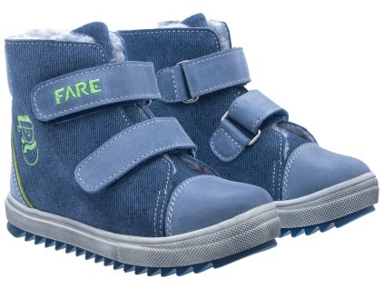FARE KLASIK TYROLKY dětské zimní kotníkové boty modré