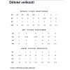 Velikostní tabulka 24 39