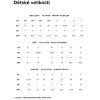 Velikostní tabulka 24 39