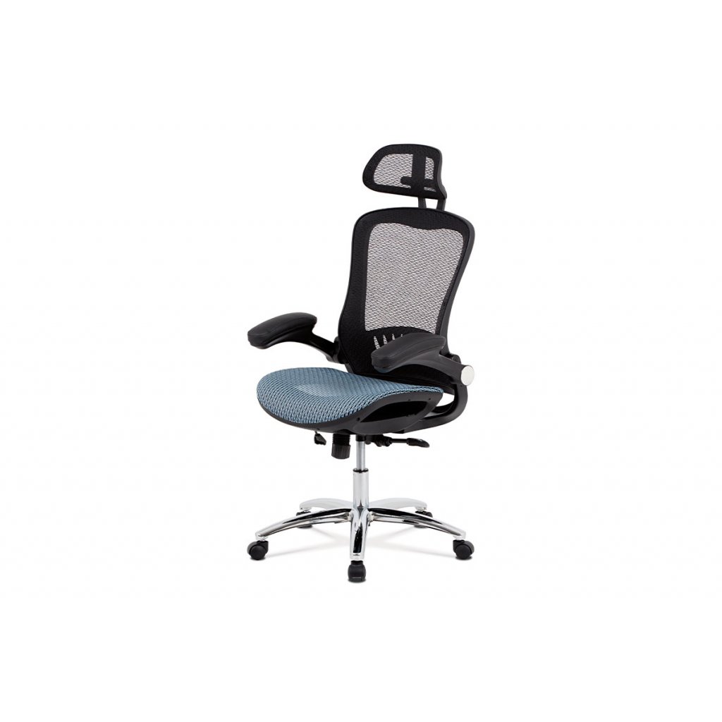 Kancelářská židle polohovací modročerná MASH KA-A185 BLUE-OBR1 new