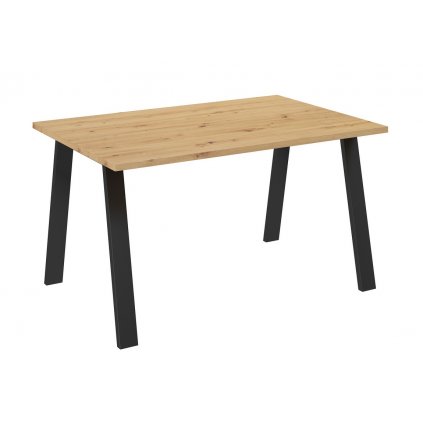 Jídelní stůl KOLINA 138x90 cm černá/artisan