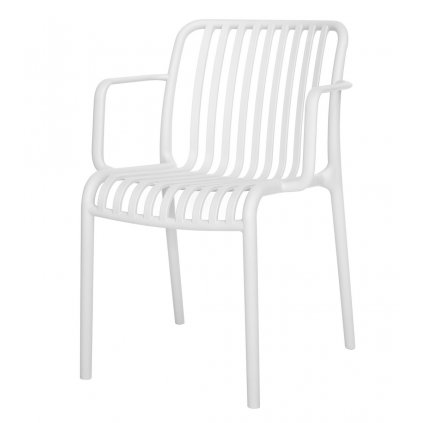 Židle plastová GARDIN bílá