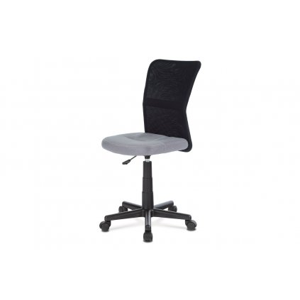Kancelářská židle dětská látka MESH šedá a černá KA-2325 GREY-OBR1