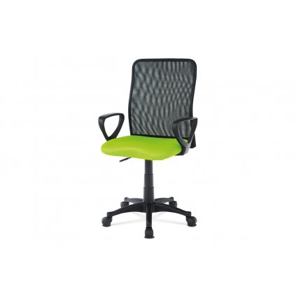 Kancelářská židle zelená a černá látka MESH KA-B047 GRN-OBR1
