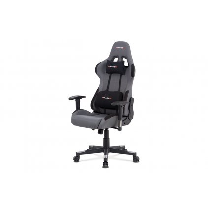 Kancelářská židle čalouněná látkou v šedé barvě KA-F05 GREY-OBR1