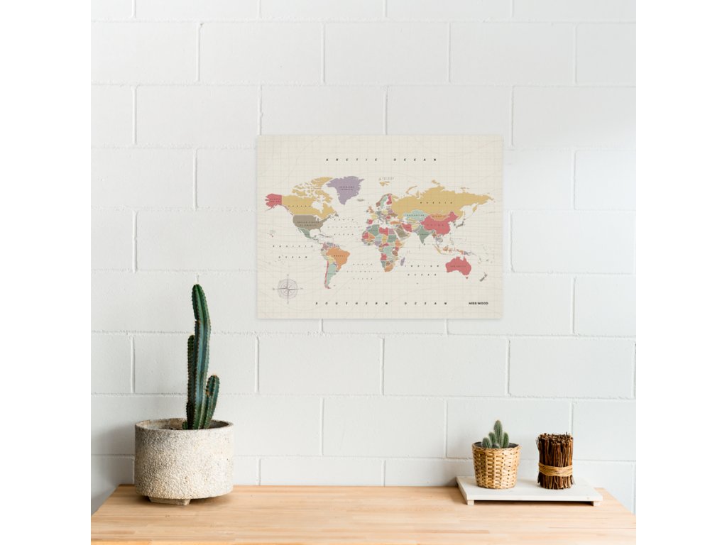 political worldmap map of the world watercolor tropical