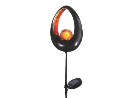 5375 Solarlampe Wegbeleuchtung LED blau Motiv Muschel Solarleuchte Lampe Leuchte