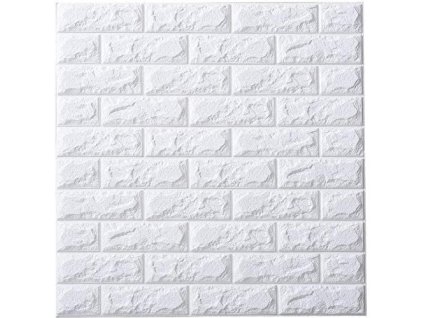 7914 6 3d nastenny panel z bilych cihel 70 x 77 cm