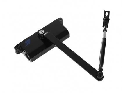 Černý dveřní zavírač 35-60 kg