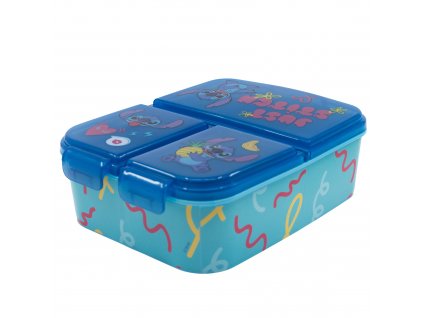Sendvičový box s více přihrádkami - Stitch