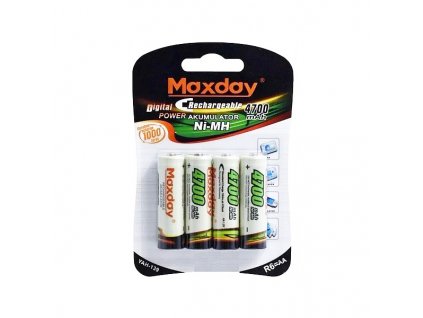 Nabíjecí Baterie R6 AA 4700 mAh 4ks