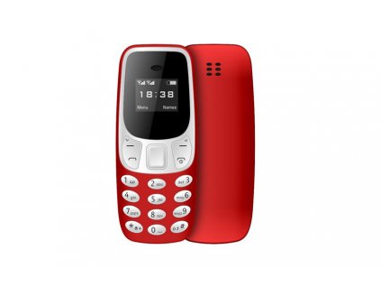 Miniaturní mobilní telefon - BM10 Červený